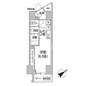 ロリエ銀座  間取り