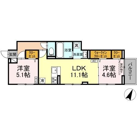 セレスティア瑞江Ⅲ 間取り