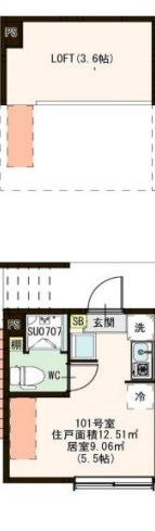 仮称）松島三丁目③ 間取り