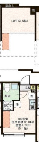 仮称）松島三丁目③ 間取り