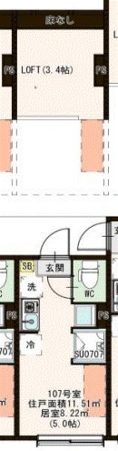 仮称）松島三丁目③ 間取り