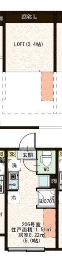 仮称）松島三丁目③ 間取り