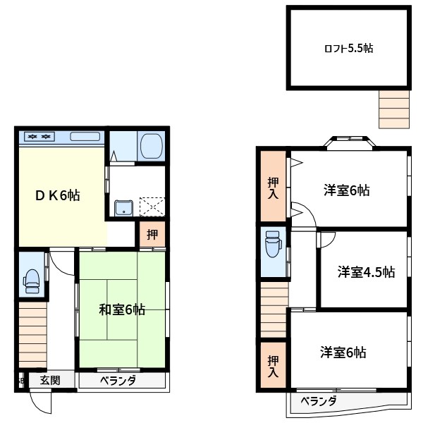 東葛西戸建 間取り