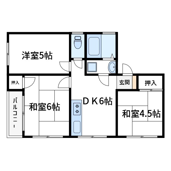 第二コーポ西尾久 間取り