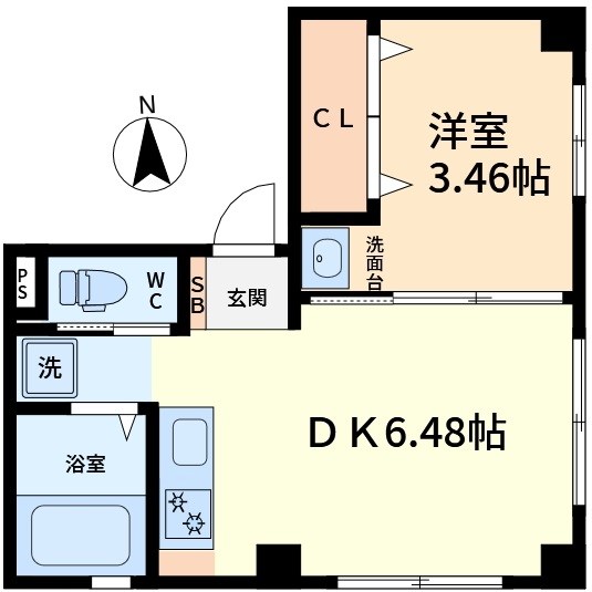 エトワール稲荷町  間取り