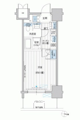 プラネソシエ西新井  間取り