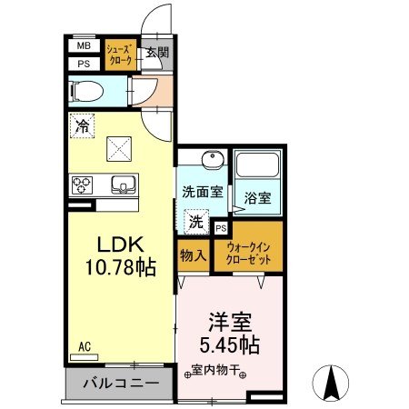 フォレストヤマザキ  間取り