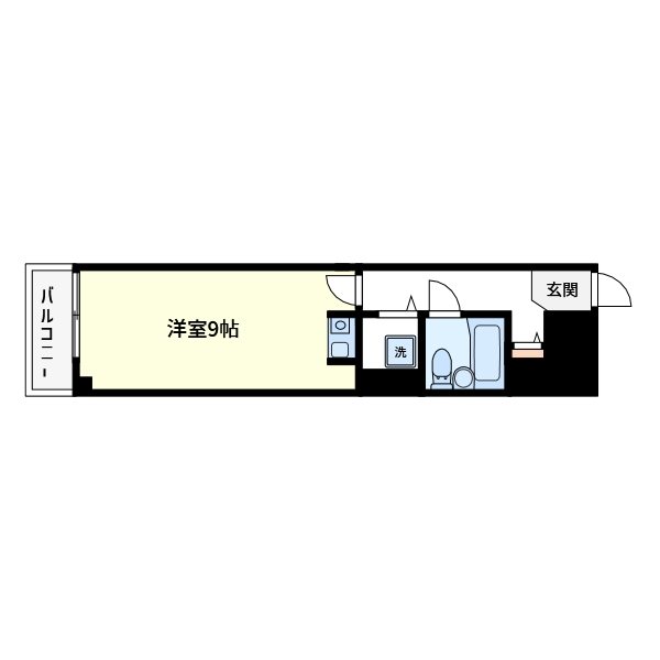 タートルシティ亀有 303号室 間取り