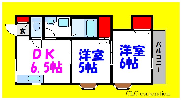 ベルメゾン富浜 間取り