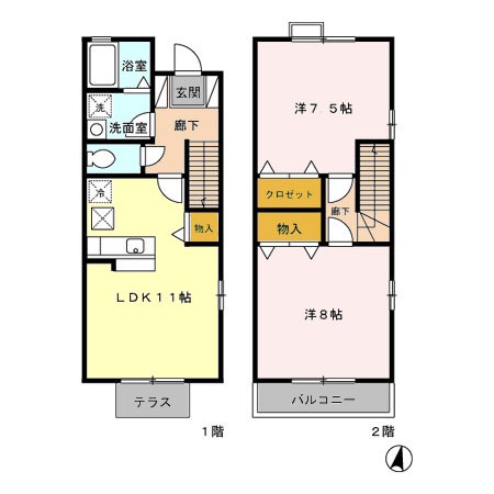 Reveur本一色  間取り