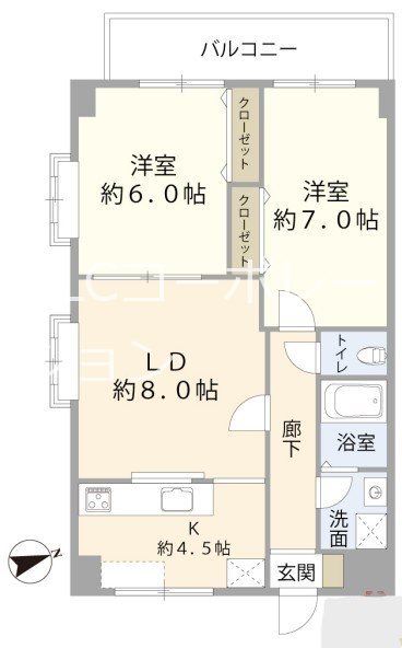 スプリングコート 間取り