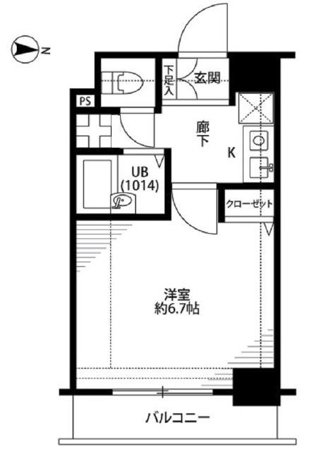 プレール・ドゥーク住吉 間取り