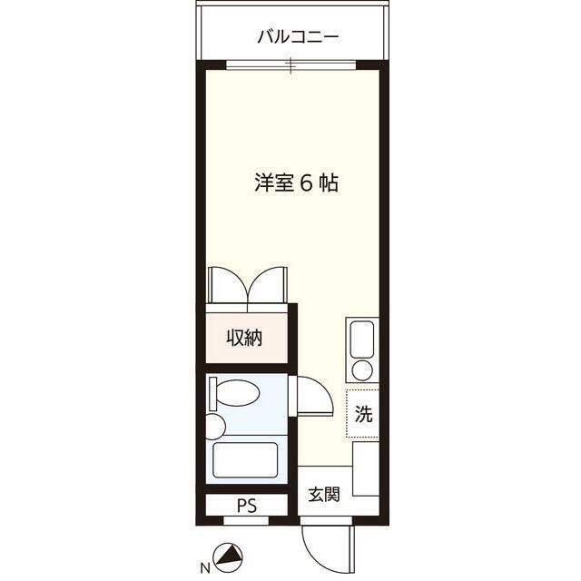 エスクロープラザ 306号室 間取り