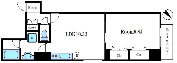 アーバイル日本橋水天宮  間取り