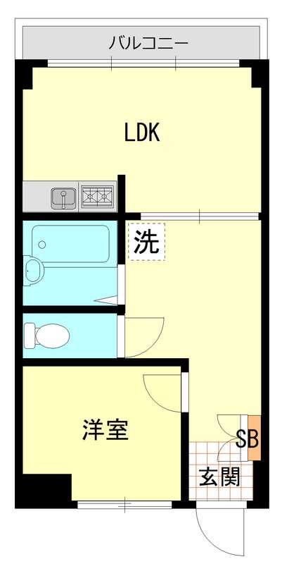 新大橋永谷マンション 間取り
