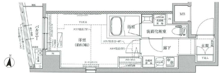 ティモーネプレミアムノルド亀戸 間取り
