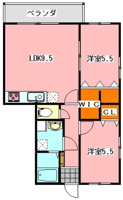 ポディウム南行徳 201号室 間取り