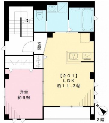ソレイユ3103 間取り