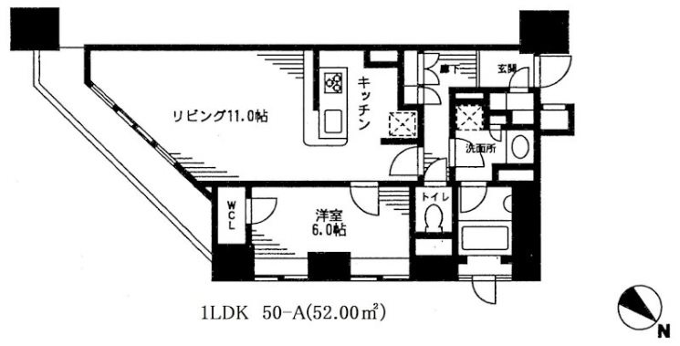 レジディア日本橋馬喰町  間取り