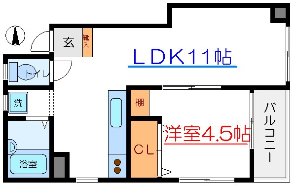 リバーハイツ 間取り