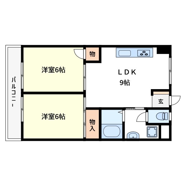 立山ハイツ 間取り