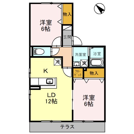 アネックス壱・弐番館  間取り