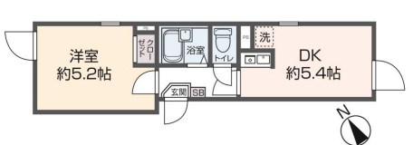 グローリア北千住 間取り