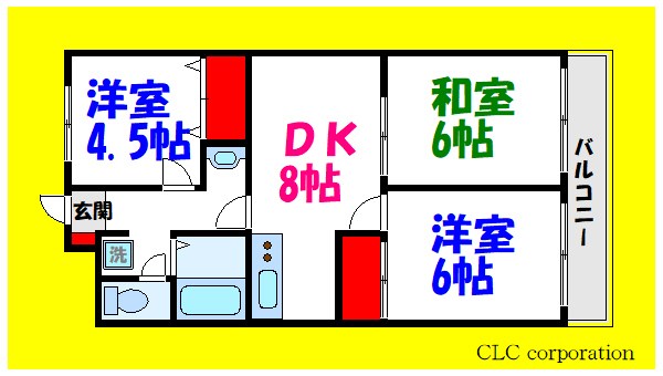 レジデンス富美浜 間取り