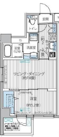 コスモグランス東日暮里  間取り