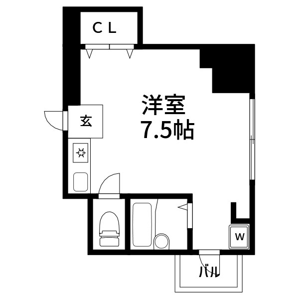 BACCHUS　OHBAYASHI(バッカス大林) 間取り
