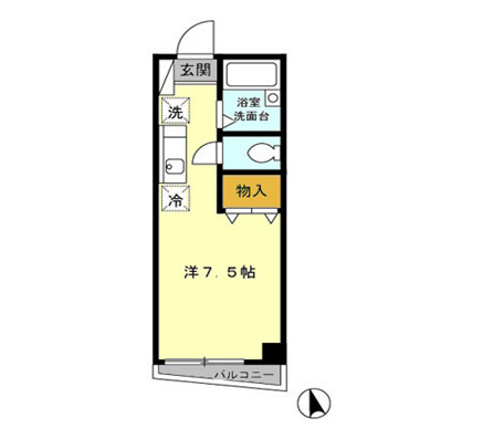 クレールみよし   間取り