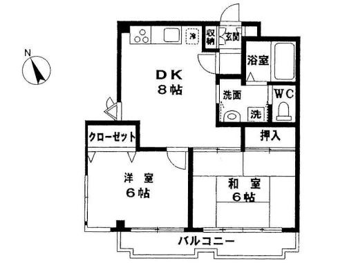 NIKOリバーハイム 間取り