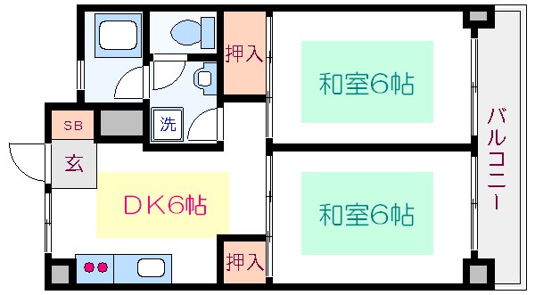 京梅ビル 間取り