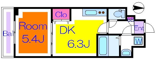 パルコート西新井  間取り