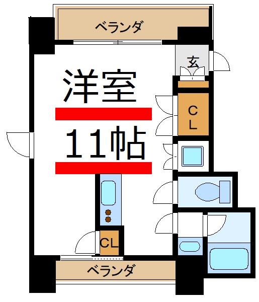 Riva 3  間取り