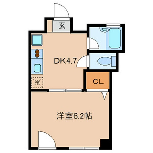 Sakuraコーポ  間取り