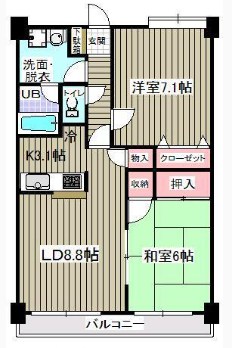 アウラ１０ 310号室 間取り