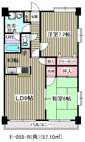 アウラ１０ 201号室 間取り