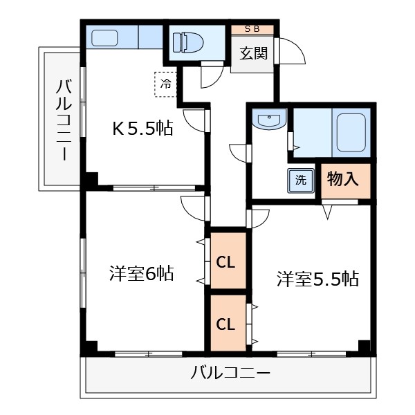 ロイヤルハイツドモン 間取り