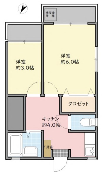 コンフォート東尾久 間取り