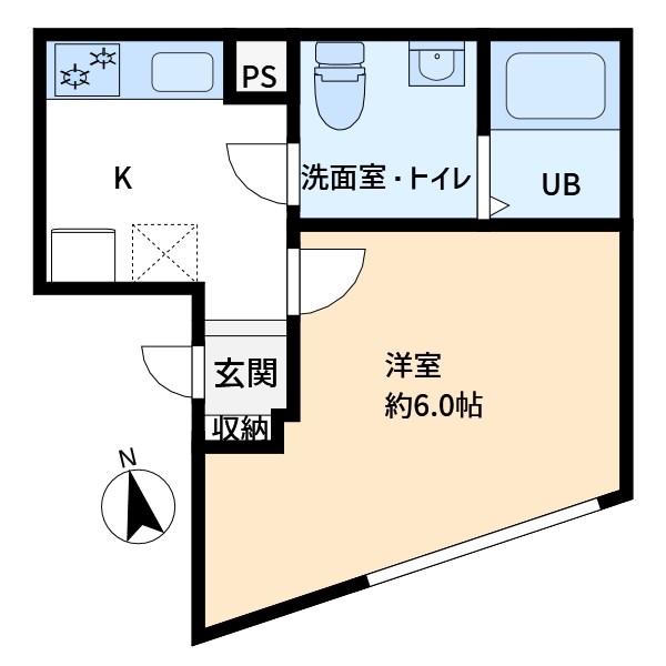 AURORA　SHINKOIWA 間取り