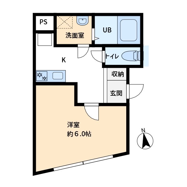 AURORA　SHINKOIWA 間取り