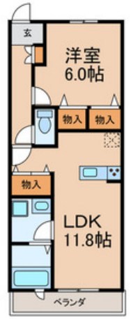 サミットハイツ 202号室 間取り