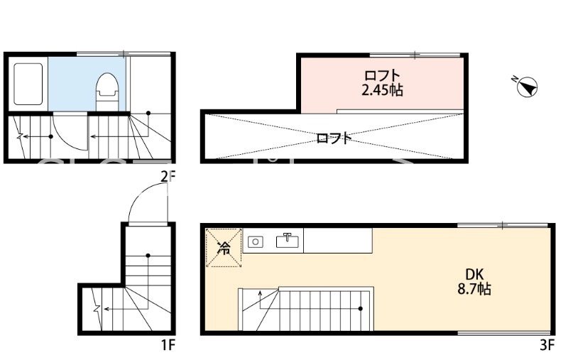 ハウス・カメアリ 間取り