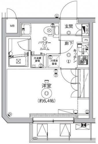 セジョリ北千住  間取り