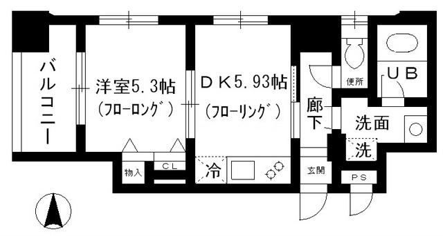 エルラッソ入谷  間取り
