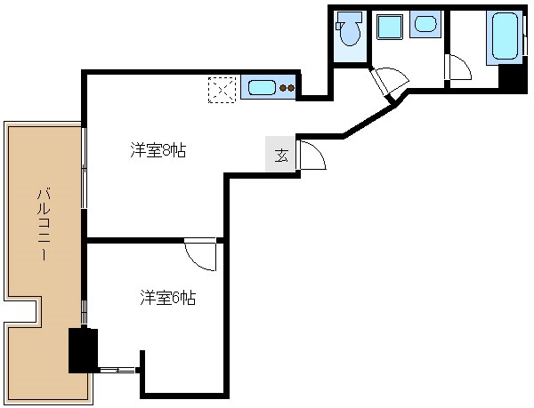 ベルフラット立石 間取り
