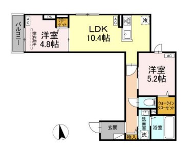 セレスティア東向島 間取り図