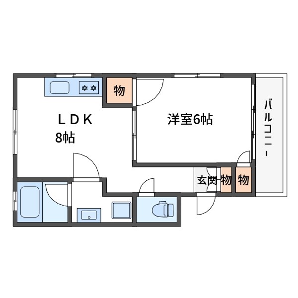 サンマリンビル  間取り