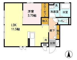 ドルチェパエーゼ 間取り